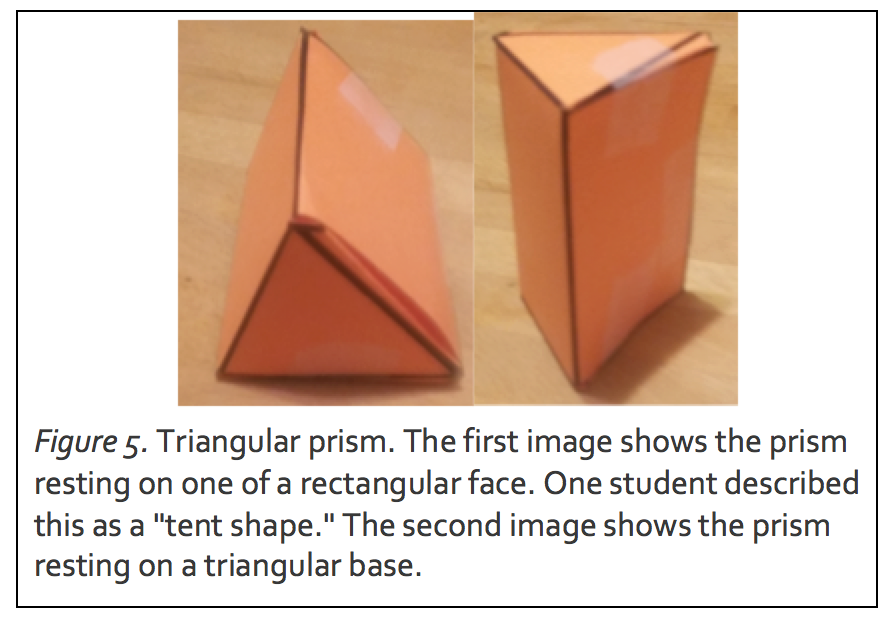 early math 3d shape triangular prism two orientations