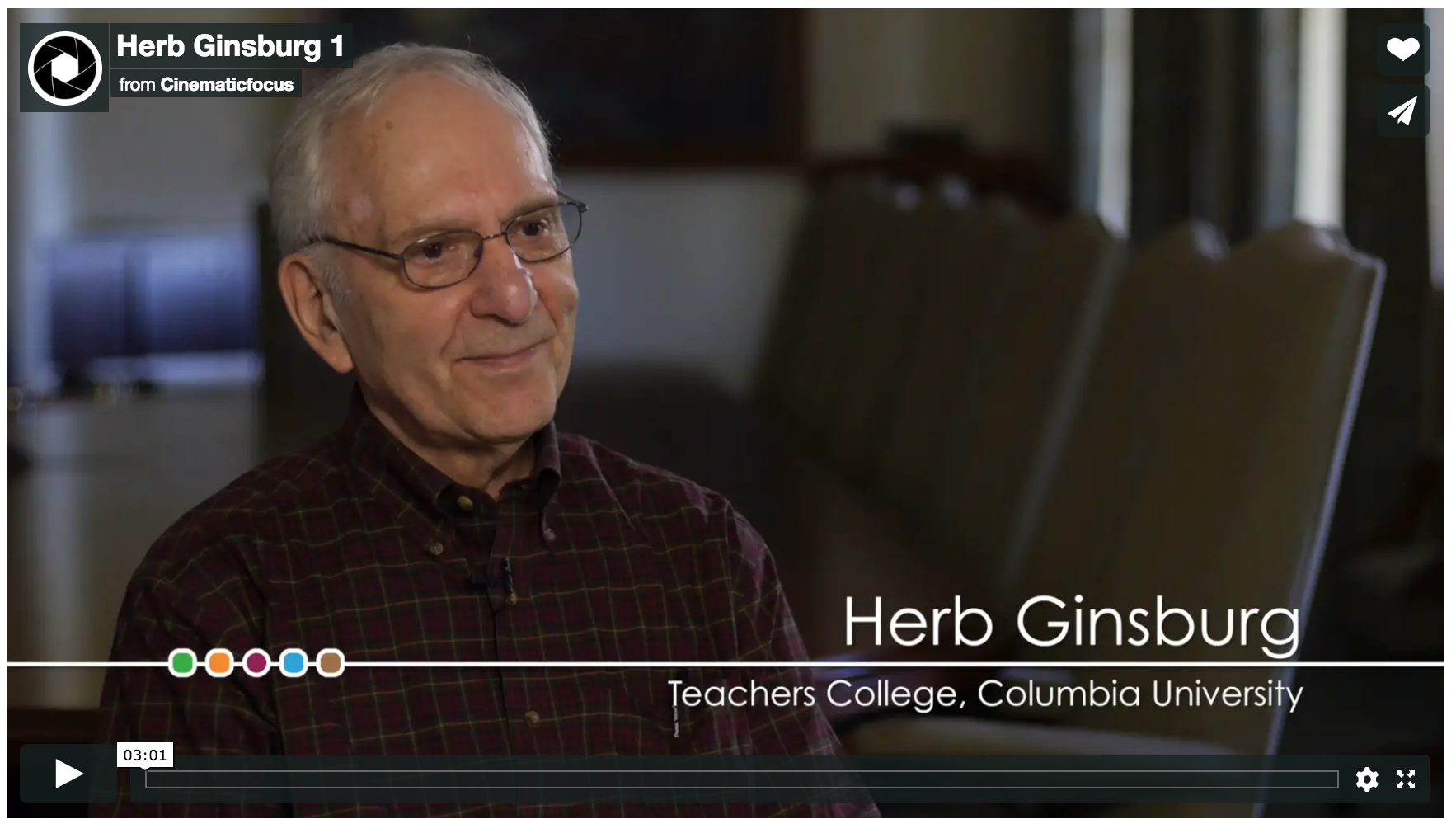 Dr. Herb Ginsburg talks about counting