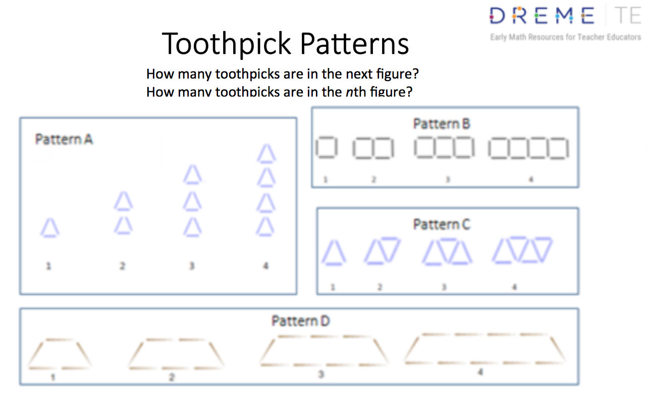 screenshot of toothpick patterns slide