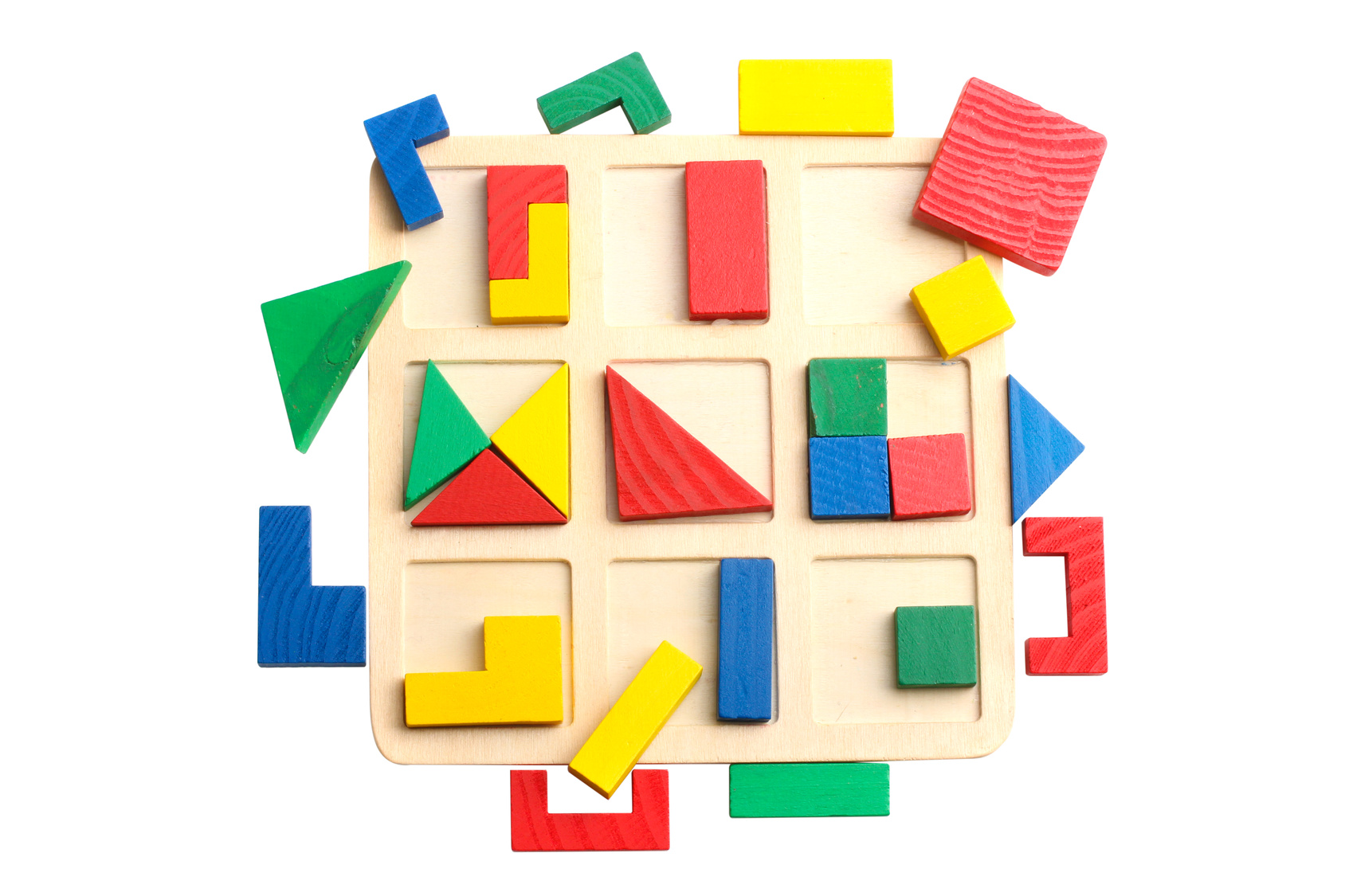 early math puzzles shapes 