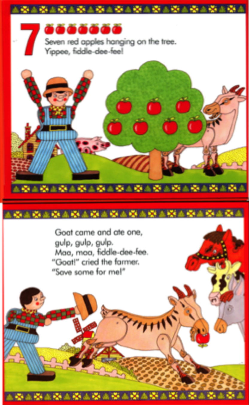 page from apples storybook