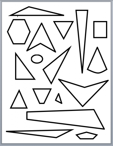 screenshot of triangle sheet